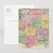 Coos County, NH Briefkaart (Voorkant / Achterkant)