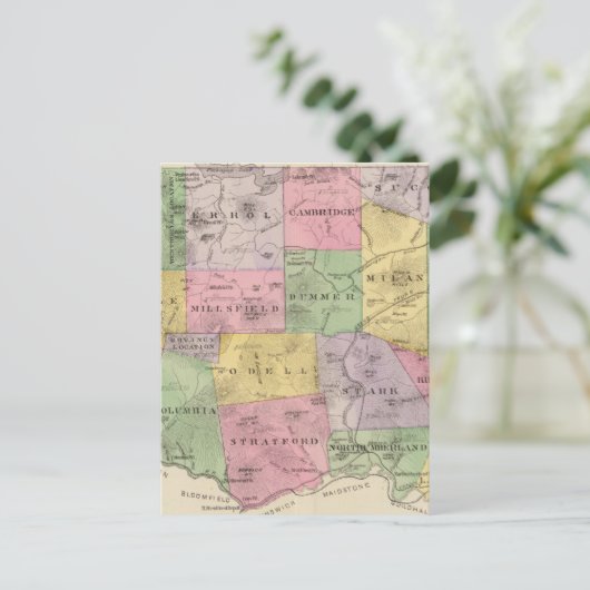 Coos County, NH Briefkaart (Staand voorkant)