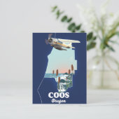 Coos Oregon Reisgids Briefkaart (Staand voorkant)