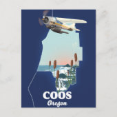 Coos Oregon Reisgids Briefkaart (Voorkant)
