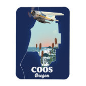 Coos Oregon Reisgids Magneet (Verticaal)