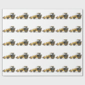 Coosterst Construction Excavator Digger Cadeaupapier (Vlak)