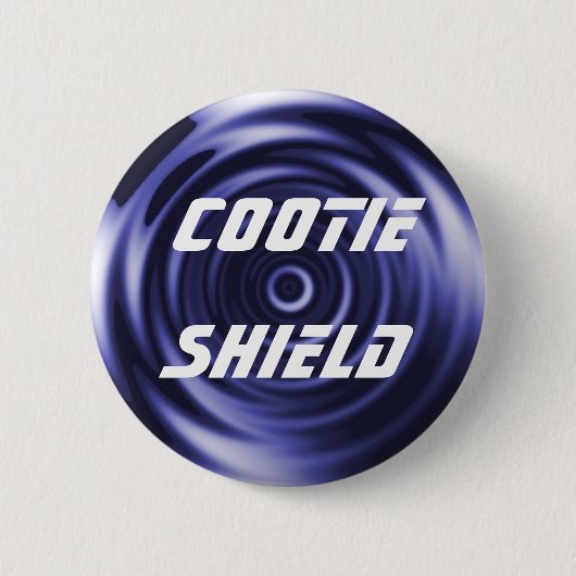 Cootie Shield pin Ronde Button 5,7 Cm (Voorkant)