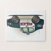 Cop-auto van politie-interceptor legpuzzel (Horizontaal)