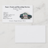 Cop-auto van politie-interceptor visitekaartje (Voorkant / Achterkant)