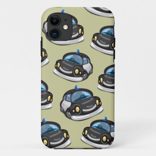 Cop Car Case-Mate iPhone Case (Achterkant)