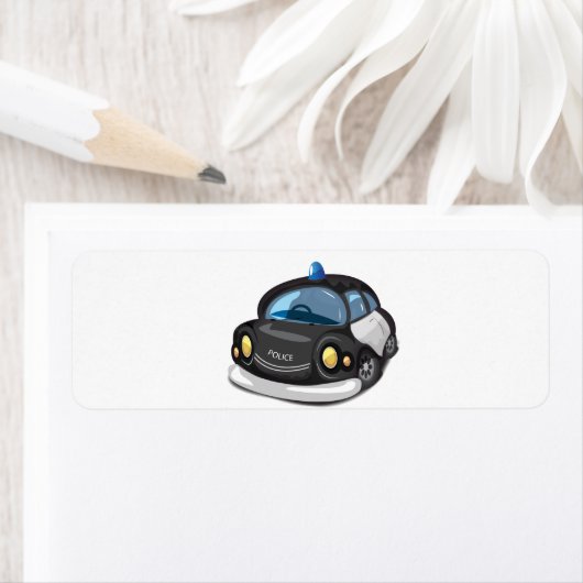  Cop Car Etiket (Insitu)