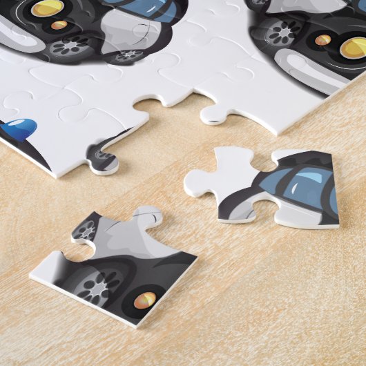Cop Car Legpuzzel (Zijkant)