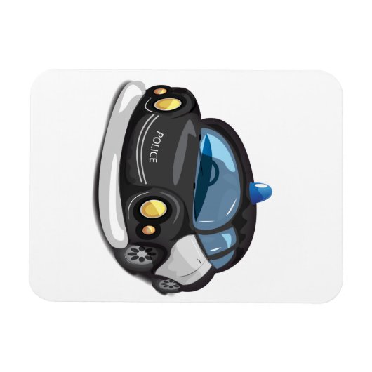  Cop Car Magneet (Horizontaal)