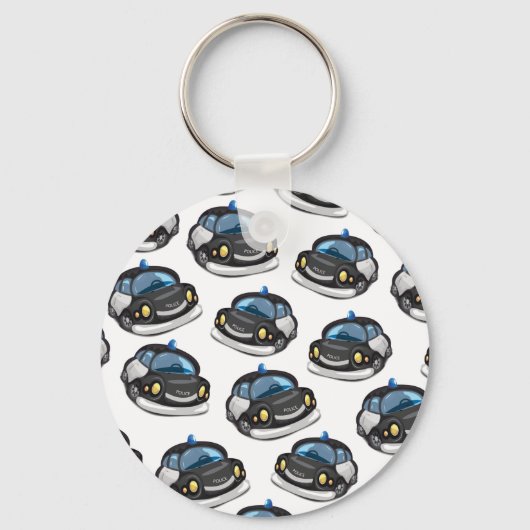 Cop Car Sleutelhanger (Voorkant)