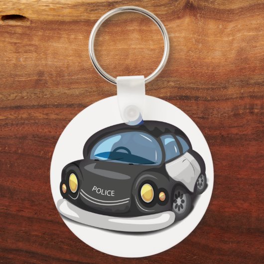  Cop Car Sleutelhanger (Voorkant)