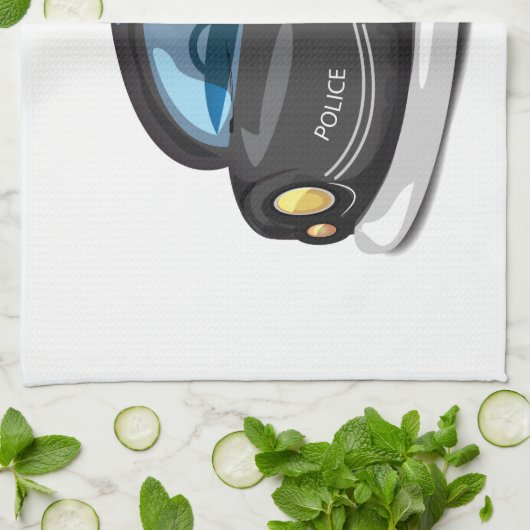 Cop Car Theedoek (Gevouwen)