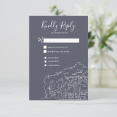 Cop Cot Central Park New York City Wedding RSVP (Staand voorkant)