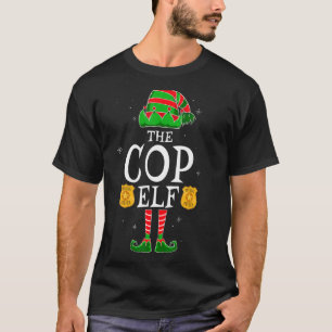 Cop Elf Group die de kerstpolitie van de familie a T-shirt