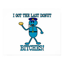 Cop heeft laatste donut