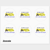 COP Hero Politie Ronde Sticker (Vel)