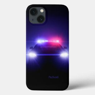 Cop Police Car Full Lights Blink Case-Mate iPhone Case