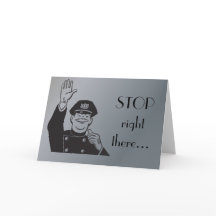 Cop Police Happy Jubileum Retro