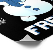 Cop Snowman Shirt Ze Christmas Party Gift Xmas Poster (Hoek)