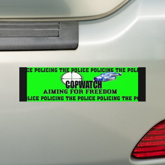 COP WATCH BUMPERSTICKER (Op auto)