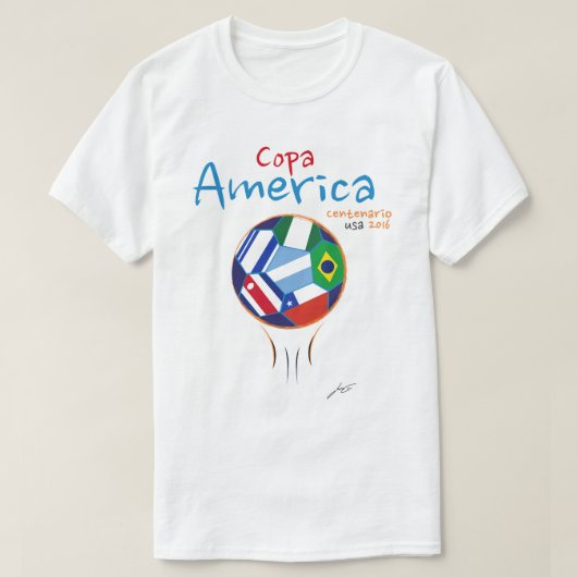 Copa America Centenario USA 2016 T-shirt (Design voorkant)