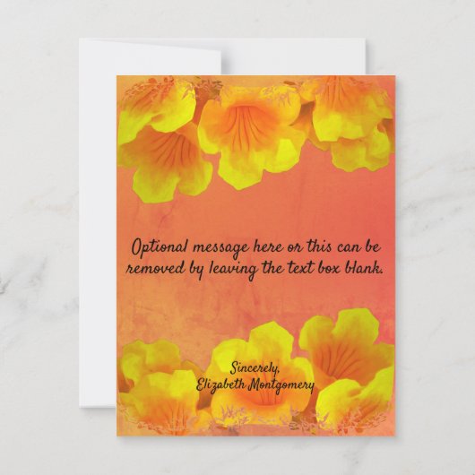 Copa de Oro Bedankkaart (Achterkant)