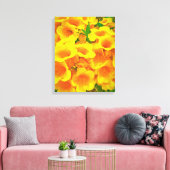 Copa de Oro Tropische Bloem Kunst Canvas Afdruk (Insitu (Woonkamer))