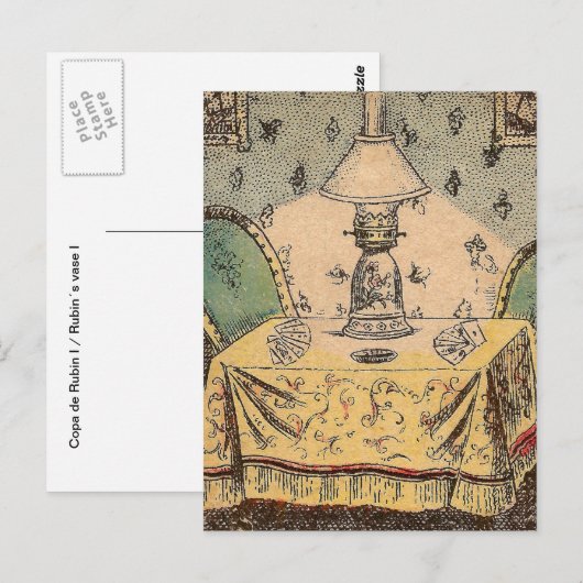 Copa DE Rubin I/Rubin´s vaas I Briefkaart (Voorkant / Achterkant)