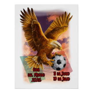 Copa del Mundo 2026 on a Perfect Poster