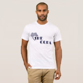 Copa Navy on White T-shirt (Voorkant volledig)