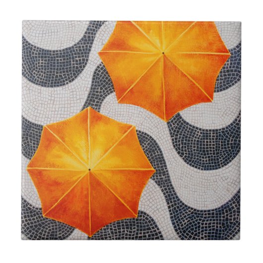 Copacabana Amarelo Tegeltje (Voorkant)