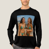 Copacabana Baila - Langarmshirt Herren Tri-Blend Shirt (Voorkant volledig)