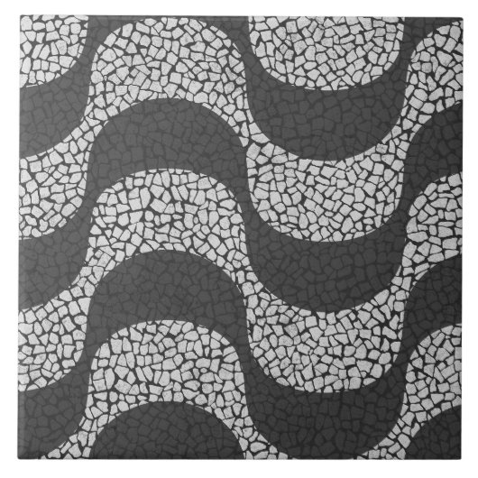 Copacabana Beach Boardwalk Tegeltje (Voorkant)