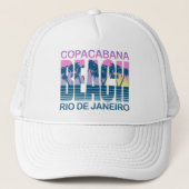 Copacabana Beach Trucker Pet (Voorkant)
