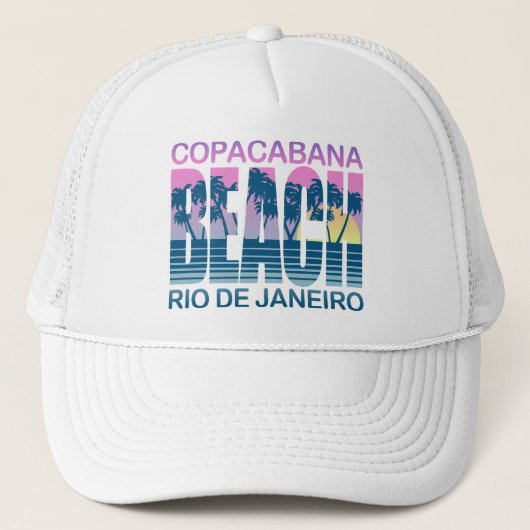 Copacabana Beach Trucker Pet (Voorkant)