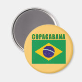 COPACABANA Beach Tshirts, cadeaus Magneet (Voorkant / Achterkant)