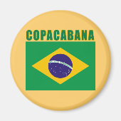 COPACABANA Beach Tshirts, cadeaus Magneet (Voorkant)