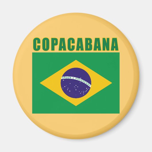 COPACABANA Beach Tshirts, cadeaus Magneet (Voorkant)