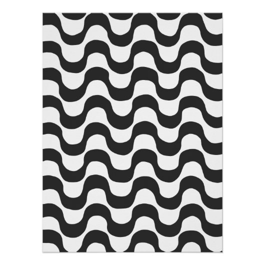 Copacabana Black and white Perfect Poster (Voorkant)