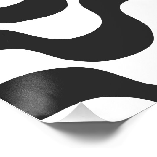 Copacabana Black and white Perfect Poster (Hoek)