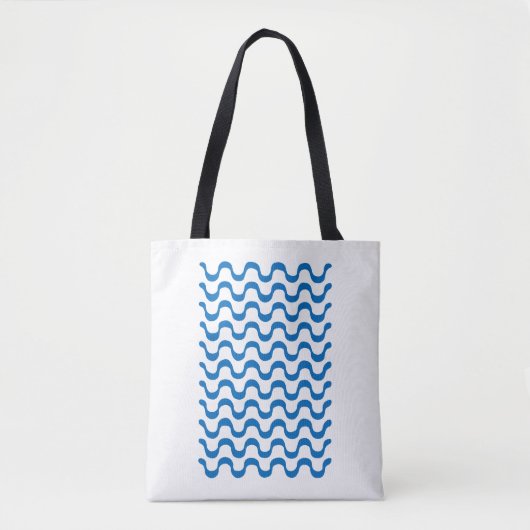 Copacabana Blue Tote Bag (Voorkant)