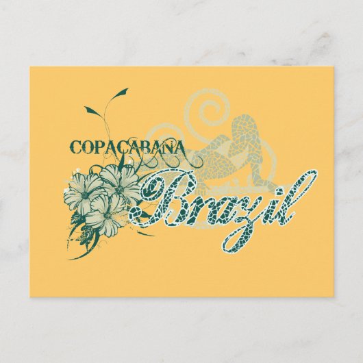 Copacabana Brazil Tshirts en Gifts Briefkaart (Voorkant)