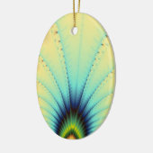 Copacabana Fractal Keramisch Ornament (Links)