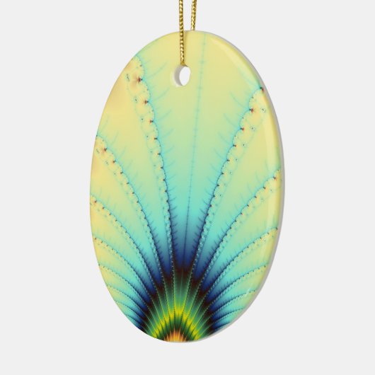 Copacabana Fractal Keramisch Ornament (Links)