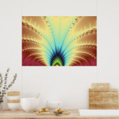 Copacabana Fractal Poster (Keuken)