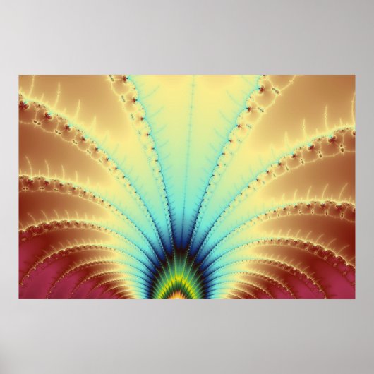 Copacabana Fractal Poster (Voorkant)