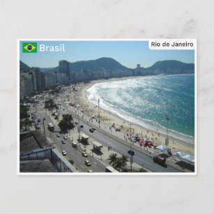 Copacabana, Rio de Janeiro - Brazilië Briefkaart