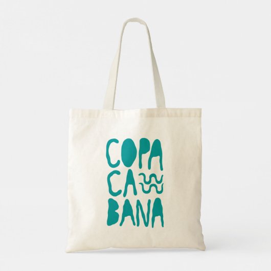 Copacabana RJ Tote Bag (Achterkant)
