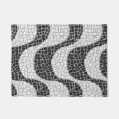 Copacabana Sidewalk Brazilian pattern Deurmat (Voorkant)
