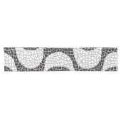 Copacabana Sidewalk Brazilian pattern Korte Tafelloper (Horizontaal)